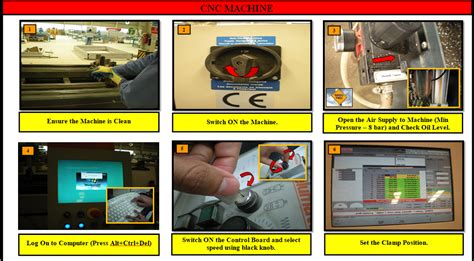 cnc machine service manual|work instruction for cnc machine.